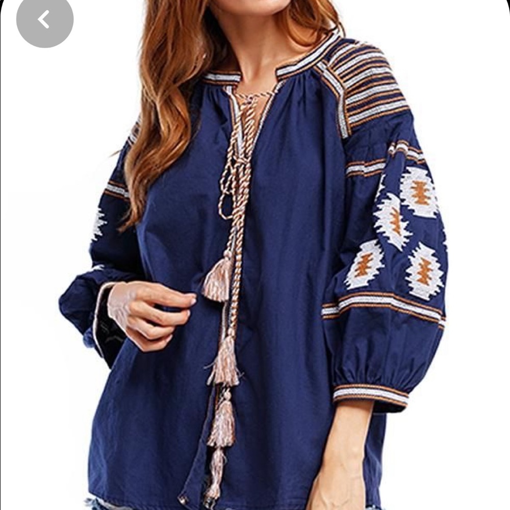 Spool72 Arizona Sky Blouse (Size Small)